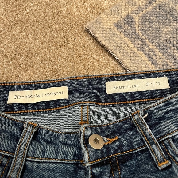 Anthropologie Pilcro Embroidered Jeans Size 27 - Picture 4 of 4